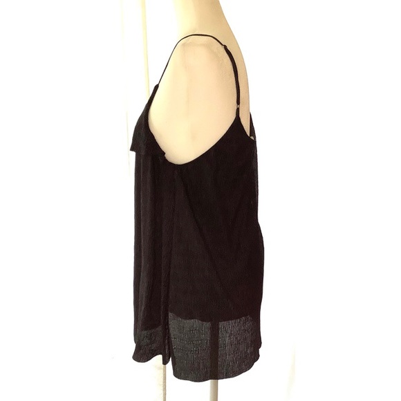 ICHI Textured Ruffle Tank - Picture 4 of 6